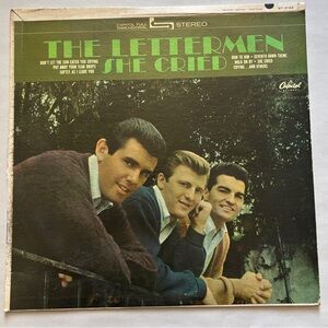 Vintage LP Record Album "She Cried" The Letterman By Columbia Records